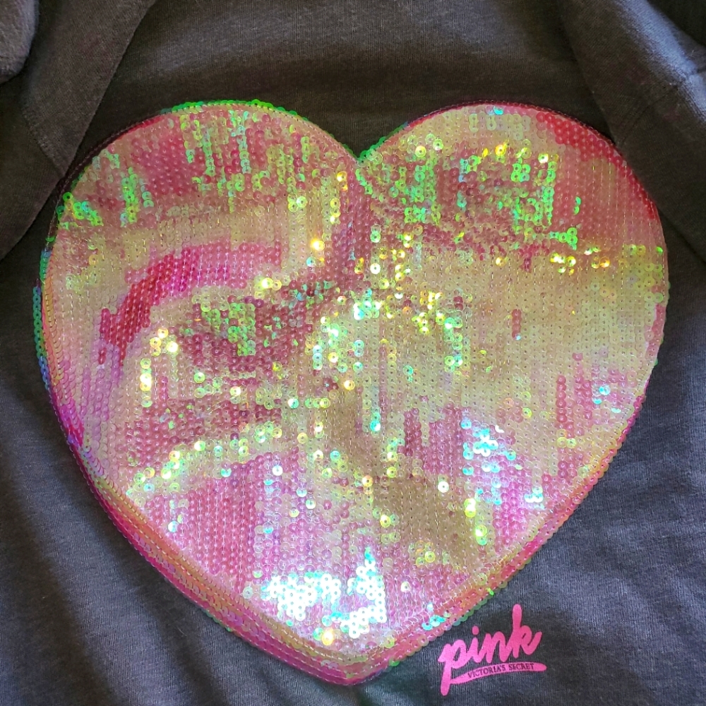 Victoria's Secret PINK Vintage Bling Hoodie HTF